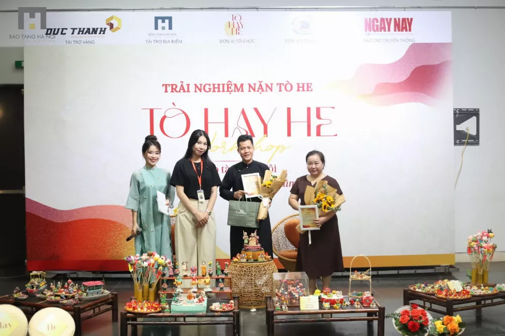 Trải nghiệm nặn tò he TÒ HAY HE ngày 02/11 tại Bảo tàng Hà Nội