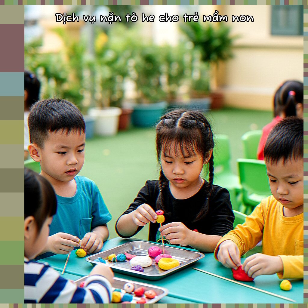 Dịch vụ nặn tò he mầm non