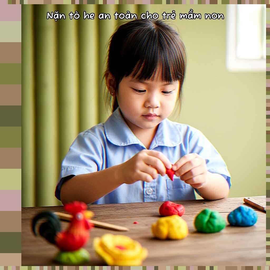 Nặn tò he an toàn cho trẻ mầm non