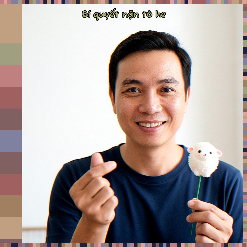 Bí quyết nặn tò he