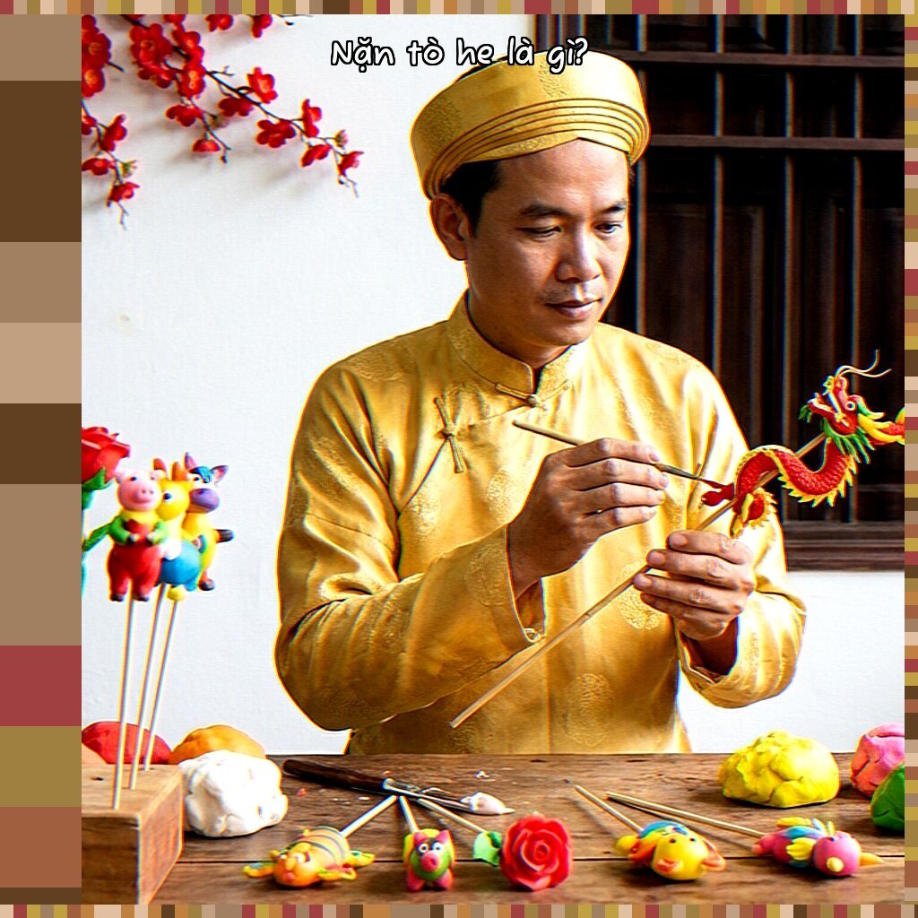 Tìm hiểu về nặn tò he