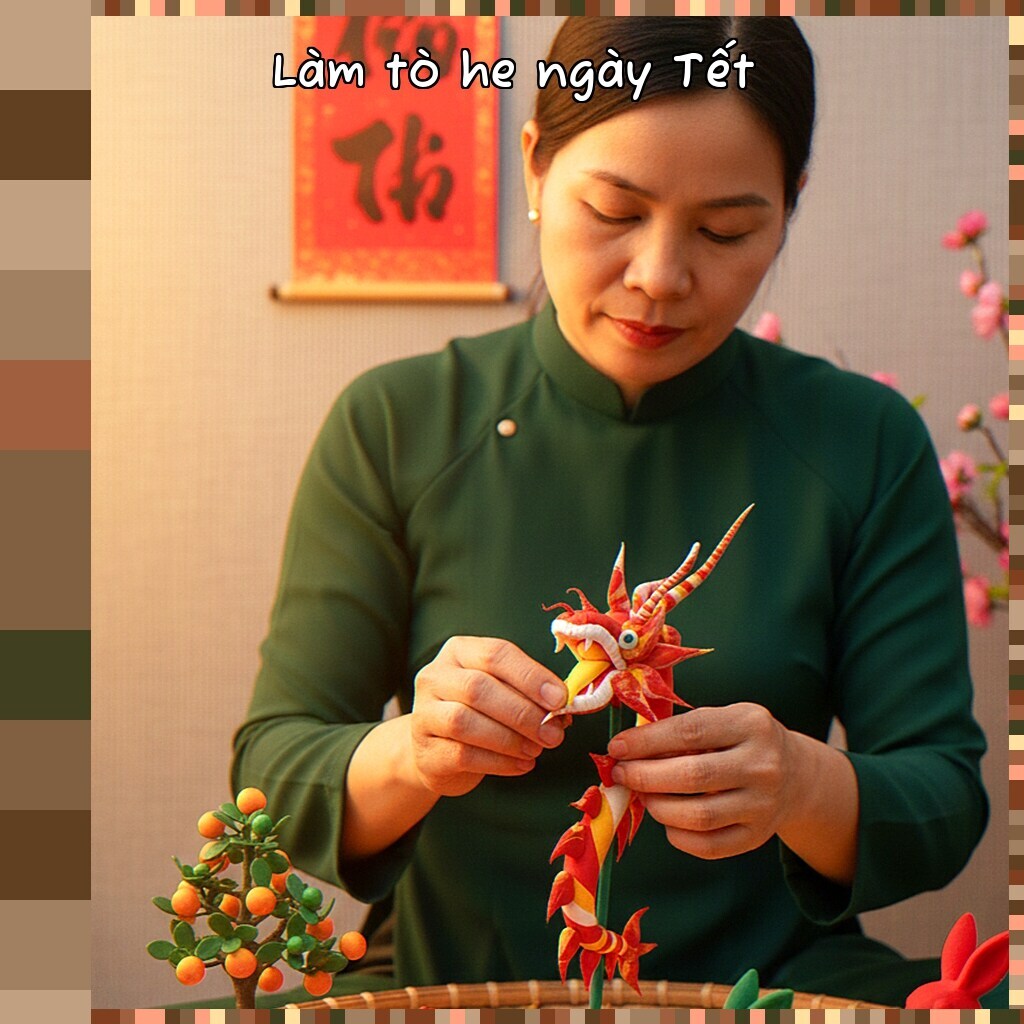 Làm tò he ngày Tết