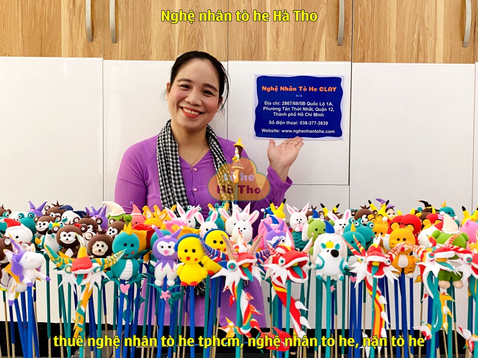 Nghệ nhân tò he Hà Tho