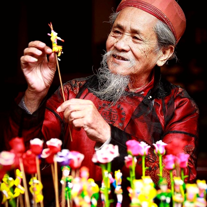 Nghệ nhân tò he Đặng Văn Hạ