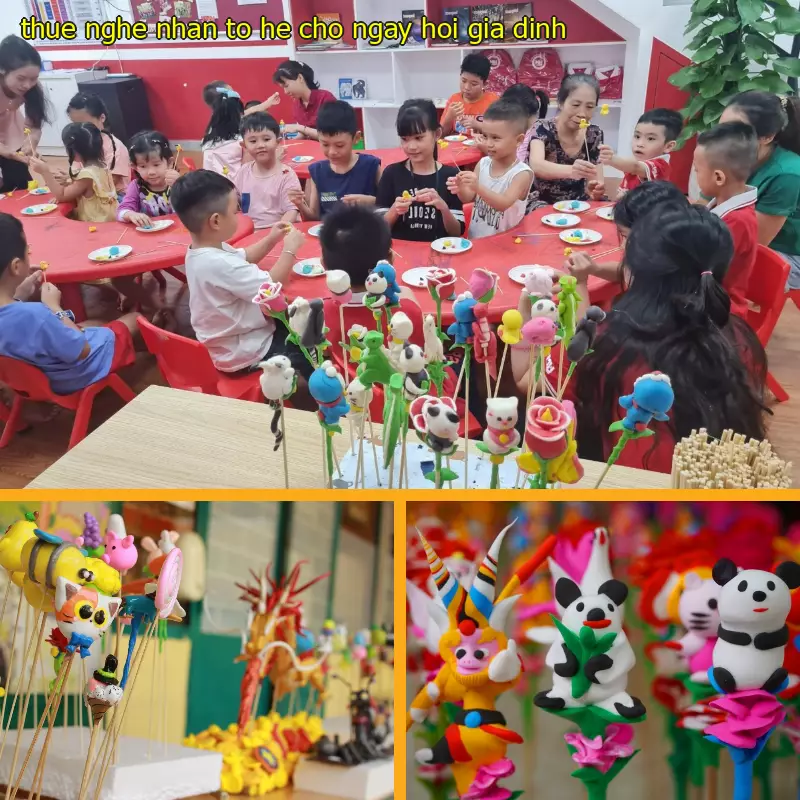 Thuê nghệ nhân tò he cho Ngày hội gia đình