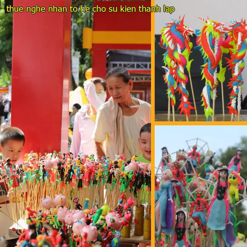Thuê nghệ nhân tò he cho sự kiện kỷ niệm thành lập