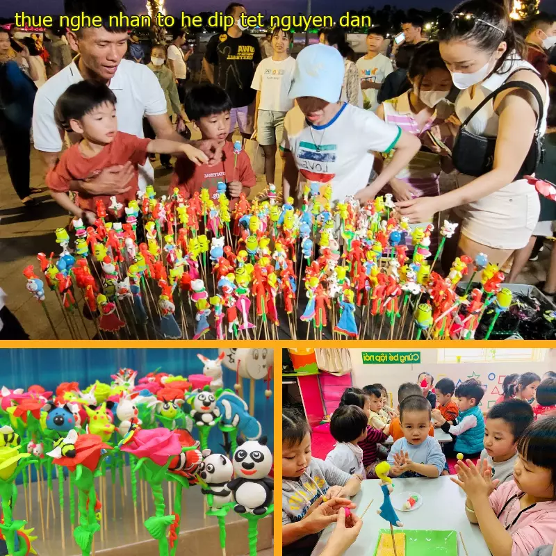 Thuê nghệ nhân tò he dịp Tết Nguyên Đán